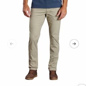 Kuhl men’s resistor lite chino tapered 34x32 khaki style 5202